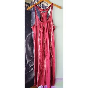 Tysa Women's‎ Dress Size 2 Ikat Brushstroke Maxi Criss Cross Strap Back